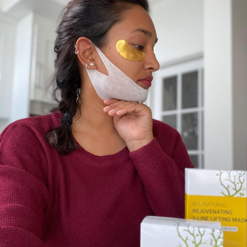  Doppeltree Double Chin Reducer & Remover - V Line Lifting Mask  - Face Slimmer - Lifts, Tightens Jawline and Chin - Formulated in San  Francisco (5 Masks) : Beauty & Personal Care